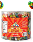 Carnival Lollipops Rainbow Twist Swirls and Round Lollipops Unicorn Party Favors  Individually Wrapped Rainbow Candy Suckers  Lollipops Great for Birthday Parties Unicorn Pinata 100 Count