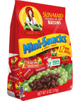 SunMaid California Dried Raisins Mini Snack Packs 5 oz boxes6 ct Pack of 2