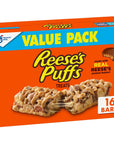 Reese's Puffs Breakfast Cereal Treat Bars, Peanut Butter & Cocoa, 16 ct