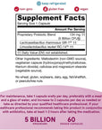 Jarrow Formulas Fem-Dophilus - 5 Billion Organisms Per Serving - 60 Veggie Capsules - Women’s Probiotic - Urinary Tract Health - Up to 60 Servings