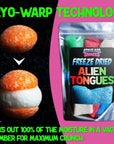 Premium Freeze Dried Alien Tongues Candy  Crunchy Freeze Dried Candy Shipped in Box for Extra Protection  Freeze Dry Candy Dry Freeze Candy for All Ages 4 Ounce