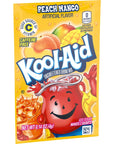 KoolAid Unsweetened Caffeine Free Peach Mango Zero Calories Powdered Drink Mix 192 Count Pitcher Packets