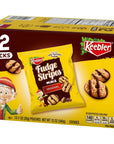 Keebler On-The-Go Fudge Stripes Cookies, 12 Count (Pack of 1)