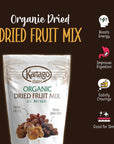 Organic Dried Fruit Mix Dates Apricots Figs  Vegan Kosher Gluten Free No Added Sugar  Healthy Natural Snacks  8oz 2pack