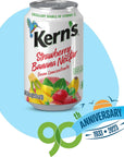 Kerns StrawberryBanana Nectar and Guava Nectar Fridge Pack 113 Fl Oz Pack of 12