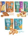 Baked Fruit Snack Pack by GOOD CHIPS. Pineapple, Sweet Plantain Banana and Apple Chips. Oil Free, Vegan, Non-Gmo, Variety Pack of 6