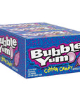 BUBBLE YUM Cotton Candy Chewy Bubble Gum Packs 282 oz 12 Count 10 Pieces