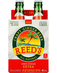 Reeds Ginger Brew Soda Ginger Beer Zero Sugar Extra 12 Fl Oz 4 Pack