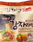 Samyang Ramen Korean Noodles Variety Selection ¼_x005F_x0018_ |t Potato Ramen 5 Pack 423 Ounce