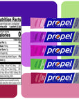 Propel Powder Packets Variety Pack Electrolyte Hydration Drink with Vitamins 5 different flavors  25 Count Sticks  Zero Sugars  OntheGo drink mix Packed by GhosTriseS