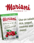 Mariani Organic Dried Cranberries 30 oz