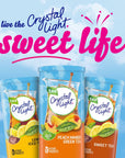 Crystal Light SugarFree Peach Mango Green Tea Naturally Flavored Powdered Drink Mix 60 Count Pitcher Packets