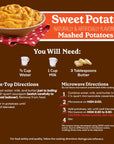 Betty Crocker Sweet Potato Mashed Potatoes 45 oz Pack of 8