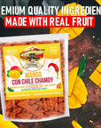 Chili Chamoy Mango Slices 85 oz Bag of Authentic Mexican Dry Fruit Candy Sweet and Spicy Flavor Fresh and Natural Dulce Mexicano by Don Turinos