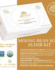 Aryaa Organic Moong Bean Soup Elixir Kit 314oz 890g 16 servings  PlantBased Protein Ayurvedic Recipe  Detox  Vegan NonGMO GlutenFree  Ancient Holistic Recipe  Gift