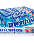 Mentos Chewy Mint Candy Roll, Mint, Non Melting, Party, 14 Count (Pack of 15) - Packaging May Vary