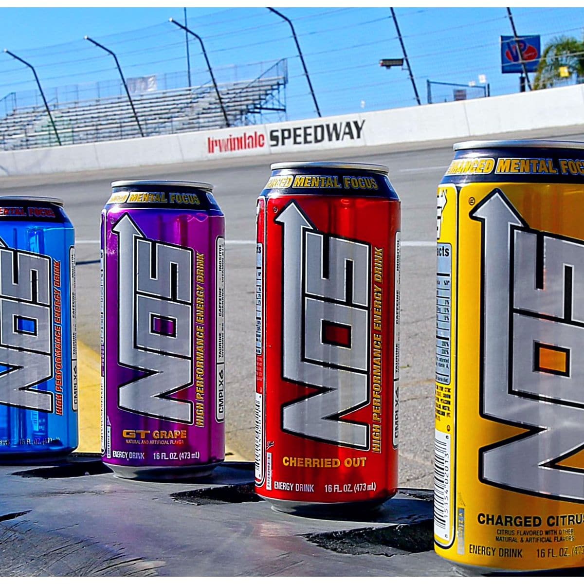 High Performance Energy Drink  NOS Energy Boost Drink with Natural Caffeine Fortified with Electrolytes  16 Fl oz Cans  BETRULIGHT Value 6 Pack