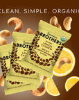 Bearded Brothers Vegan Organic Food Bar | Gluten Free, Paleo and Whole 30 | Soy Free, Non GMO, Low Glycemic, No Sugar Added, Packed with Protein, Fiber, Whole Foods | Lemon Cashew | 12 Pack