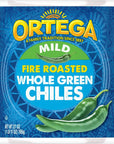 Ortega Peppers Whole Green Chiles Mild 27 Ounce