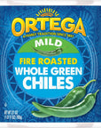 Ortega Peppers Whole Green Chiles Mild 27 Ounce Pack of 12