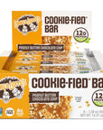 Lenny & Larry's The Complete Cookie-Fied Bar, Peanut Butter Chocolate Chip, 45g - Plant-Based Protein Bar, Vegan and Non-GMO, Pack of 9