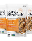 Purely Elizabeth, Pumpkin Cinnamon, Ancient Grain Granola, Gluten-Free, Non-GMO, 12 Ounce (Pack of 3)