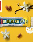 CLIF Builders  Vanilla Almond Flavor  Protein Bars  GlutenFree  NonGMO  Low Glycemic  20g Protein  24 oz 12 Count