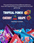 Funtasty KoolAid Popping Candy Assorted Fruit Flavors 40 Count Bag  Tropical Punch Grape Cherry  Party Favors