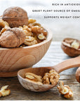 Lark Ellen Farm Unsalted Walnuts Raw Sprouted Healthy Snack Keto Certified USDA Organic GlutenFree Vegan Individual Whole Nuts 10 Oz 3 Pack