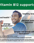 Nature Made Maximum Strength Vitamin B12 5000 mcg, Dietary Supplement for Energy Metabolism Support, 60 Softgels, 60 Day Supply