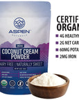 Organic Coconut Milk Powder 1 lb  75 Servings for Creamer Coffee Smoothies and Baking Unsweetened Coconut Cream Powder Natural DairyFree Gluten Free for Paleo and Vegan Diets