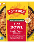 Tasty Bite Smoky Paneer Biryani Rice Bowl Ready to Eat Microwaveable Gluten Free 7 Ounce Pack of 6