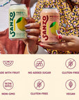 Sanzo Flavored Sparkling Water Variety 12Pack  Lychee Berry Yuzu Lemon Pomelo Grapefruit Calamansi Lime  Mango Alphonso  Made with Real Fruit No Added  Gluten Free  12 Fl Oz