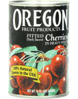 Oregon Fruit Products Dark Sweet Cherries in Heavy Syrup 15 Ounce Pack of 8