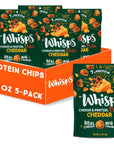 Whisps Cheese  Pretzel Bites  Healthy Snacks  Protein Snacks High Protein Made with Real Cheddar Cheese 25 Oz 5 Pack