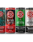 Fire Department Coffee - Ready to Drink Variety Pack of 4  - 4x7 fl oz Cans