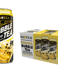 Pack of 12 INOTEA Bubble Tea  Choose One from 5 Flavors Brown Sugar Taro Honeydew Banana Matcha Latte  Ready to Drink in a Can 166ozcan  Black Milk Tea with Boba Banana