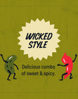 Wickles Pickles Wicked Okra 6 Pack  Sweet  Spicy Pickled Okra  Slightly Sweet Definitely Spicy Wickedly Delicious 16 oz Each