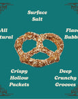 Unique Snacks Extra Salt Splits Pretzels Original SplitOpen Pretzels Delicious Homestyle Baked Snack Bag OU Kosher and NonGMO Food No Artificial Flavor 11 Oz Bag Pack of 3