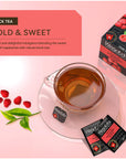 Wissotzky Raspberry Boost Black Tea 3 Pack  60 Tea Bags  Bold Berry Tea  Antioxidant Rich  Fruity Black Tea Bags