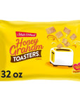 MaltOMeal Honey Graham Toasters Breakfast Cereal Honey Graham Cereal Squares Super Size Bagged Cereal 32 OZ Resealable Cereal Bag