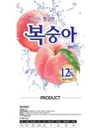 LENITH KFood Korean Favorite Flavor Peach CandyHard Candy 153g Peach Candy