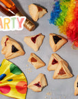 Sterns Bakery Hamentaschen Purim Gifts  Mishloach Manot  Shortbread Cookies with Apricot RaspberryPrune Filling Shalach Manos Purim Basket  Kosher Gourmet Hamentashen Cookies