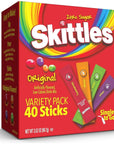 Skittles Singles To Go Variety Pack - 1 Box (40 Single Servings)