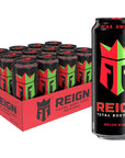 Reign Total Body Fuel Melon Mania Fitness  Performance Drink 16 Fl Oz Pack of 12