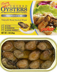 MW Polar Fancy Whole Smoked Oysters 3 ounce Pack of 12