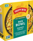 Tasty Bite Vegetable Biryani Rice Bowl Ready to Eat Microwaveable Gluten Free 7 Ounce Pack of 6