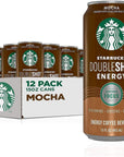 Starbucks Doubleshot Energy Espresso Coffee - 15 oz Cans (12 Pack)