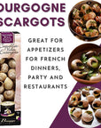 Bourgogne Escargots Burgundy French Escargot Set  24 Unattached Snail Shells and Snail Meat