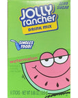 Lot of 6 6ct Boxes Mixed Variety JOLLY RANCHER  3 Green Apple  3 Watermelon Singles to Go Sugar Free Drink Mix